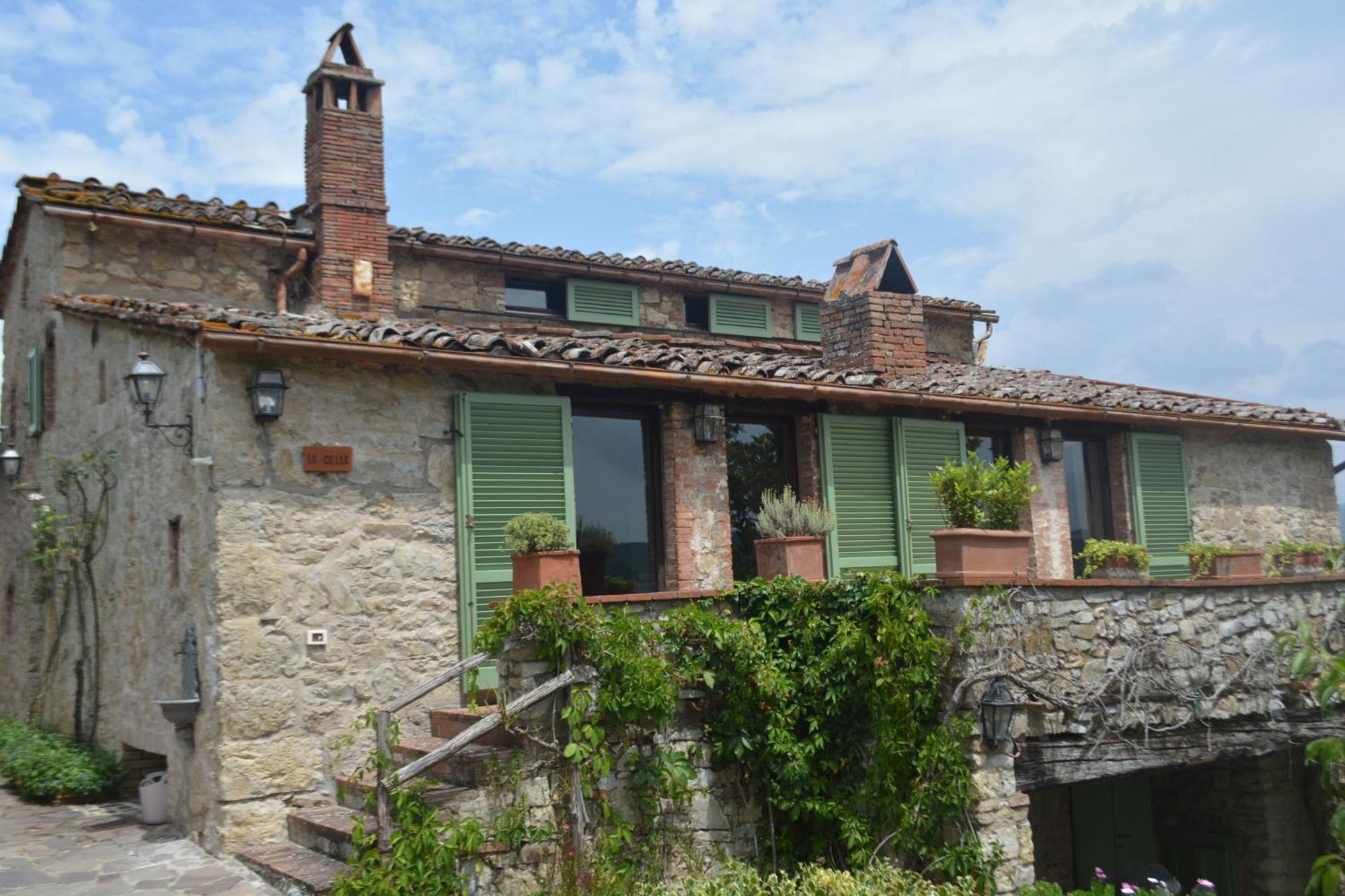 فيلا Celle Di Lecchi Nel Chianti San Sano المظهر الخارجي الصورة